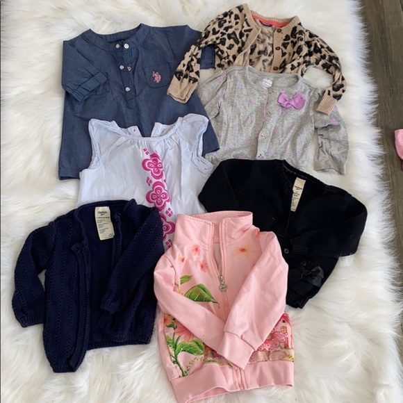 Other - Baby Girl 12-18M Sweater & Dress Lot. 12 Pieces